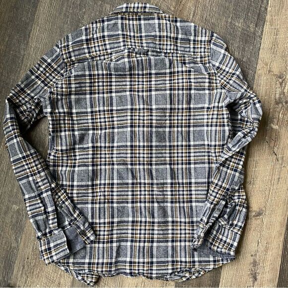 MBX Blue white and yellow button down size small - Picture 3 of 3